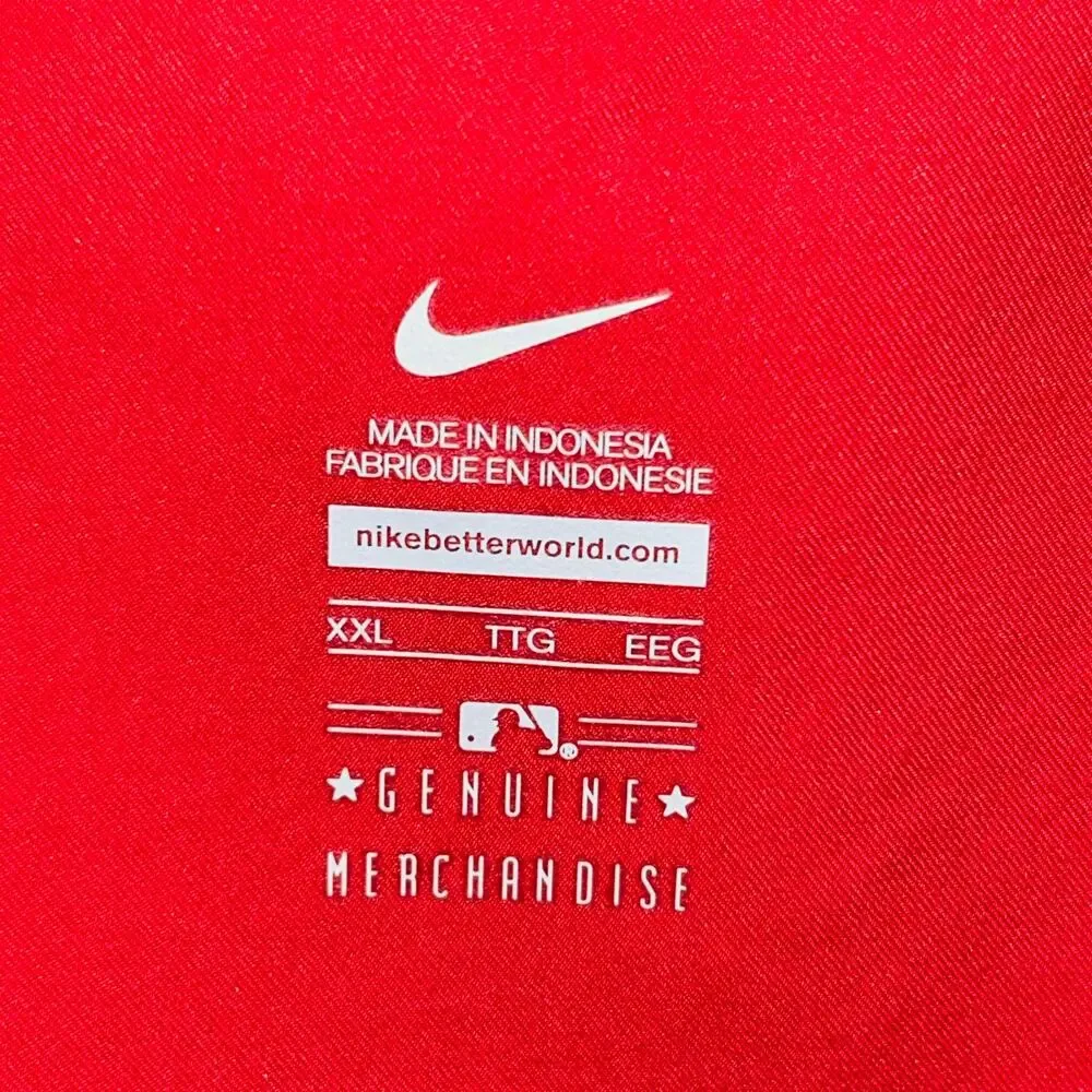 Men's Nike Washington Nationals Windbreaker Pullover Jacket Warmup Sz XXL
